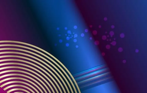 Abstract geometric shapes pattern blue gradient background. Elegant color d.. Stock Photos