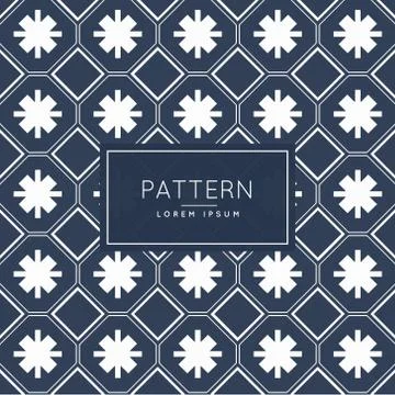 Abstract geometric shapes pattern design Stock Illustration