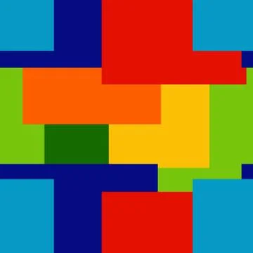 Abstract geometric shapes pattern. Modern print. Vector illustration. Seamles Stock Illustration