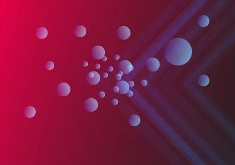 Abstract geometric shapes pattern red background. Elegant color design with.. Stock Photos