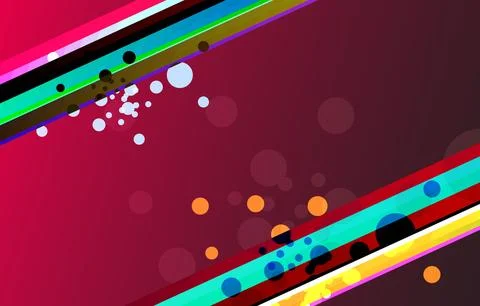 Abstract geometric shapes pattern red background. Elegant color design with.. Stock Photos