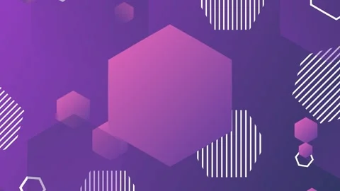 Abstract Geometric Shapes Purple Gradient Background Modern Design. 스톡 동영상 320464002