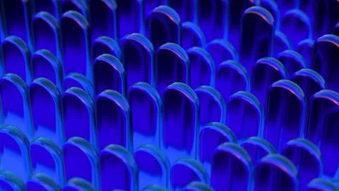 Abstract geometric shapes rectangles in blue with red highlights. Abstract ba Stock Photos