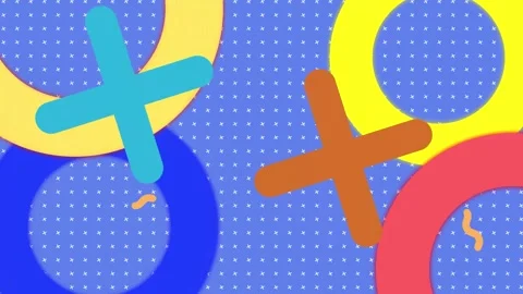 Abstract geometric shapes in a seamless loop. Art design modern background. Stock Footage 263074276