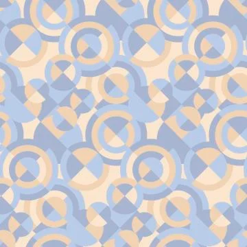 Abstract geometric shapes seamless pattern 스톡 일러스트