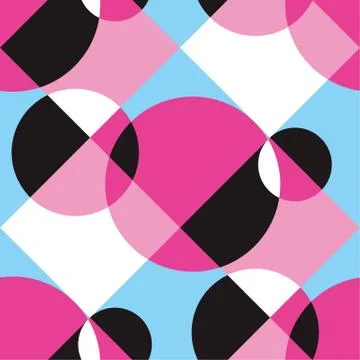 Abstract geometric shapes seamless pattern Illustrazione stock