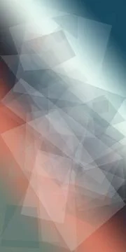 Abstract geometric shapes in soft blue and orange gradients create a modern.. Stock Illustration