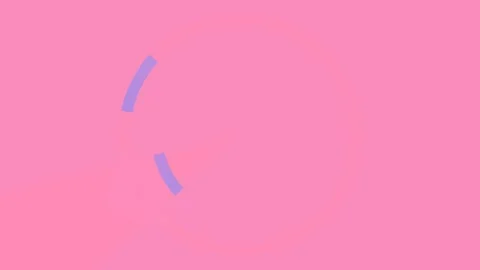 Abstract geometric shapes transition across a vibrant purple background Stock Footage 325539340