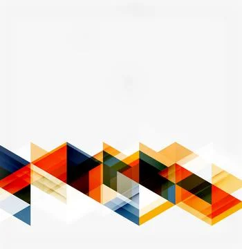 Abstract geometric shapes, triangles overlap creating dynamic visual texture. Illustrazione stock