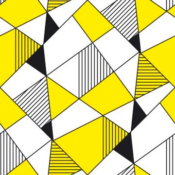 Abstract geometric shapes vector seamless pattern 스톡 일러스트