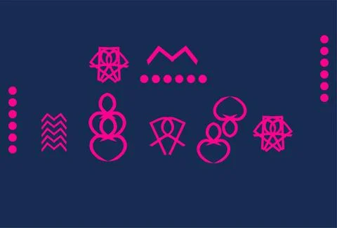 Abstract Geometric Shapes for Web Design, Print, Presentation, banner, Flye.. 스톡 사진
