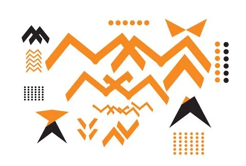 Abstract Geometric Shapes for Web Design, Print, Presentation, banner, Flye.. Stock Photos