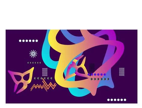 Abstract Geometric Shapes for Web Design, Print, Presentation, banner, Flye.. Stockfoto's