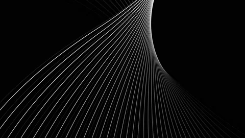 Abstract geometric simple line rotate. Line movement motion background. Stock Footage 159726918