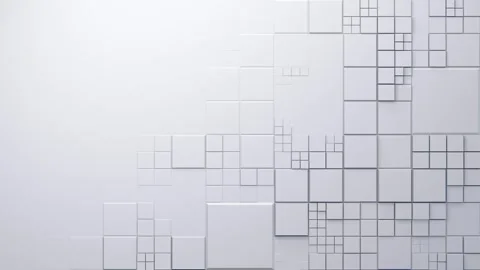 Abstract geometric simple white background Stock Footage 255971752
