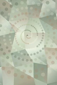 Abstract Geometric Spiral Pattern Stock Illustration