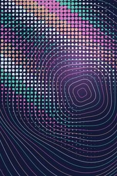 Abstract Geometric Spiral Pattern Stock Photos
