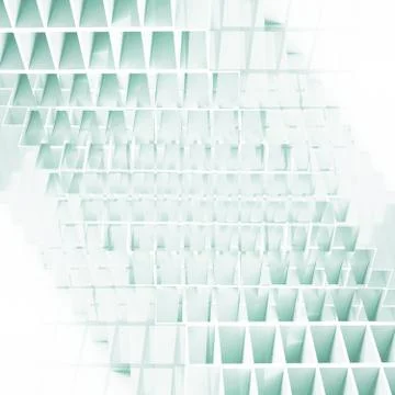 Abstract geometric square pattern. 3d Illustrazione stock