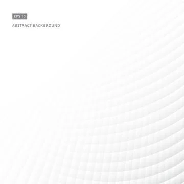 Abstract geometric square pattern background with white shapes perspective イラスト素材