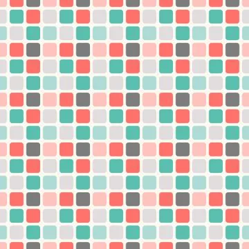 Abstract geometric square seamless pattern.  illustration Stock Illustration