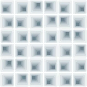 Abstract geometric squares seamless pattern. Vector illustration. Stock Illustration