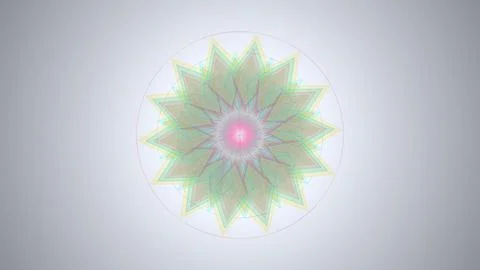 Abstract Geometric Star Pattern with Gradient Background 스톡 일러스트