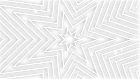 Abstract geometric star pattern with layered lines and soft shadows clean b.. Stock Footage 336871684