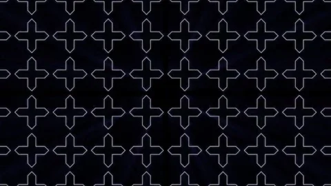 Abstract Geometric Star Pattern Motion Graphics Background with Neon Light .. Stock Footage 347225989