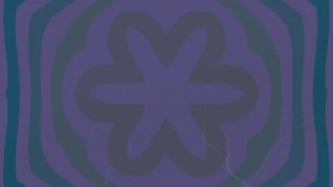Abstract geometric starburst pattern in purple and burgundy hues video features Vidéo 335422289