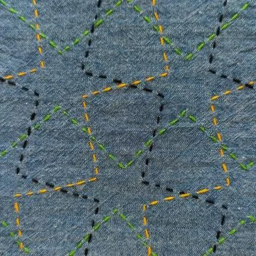Abstract Geometric Stitch Pattern.  Stock Photos