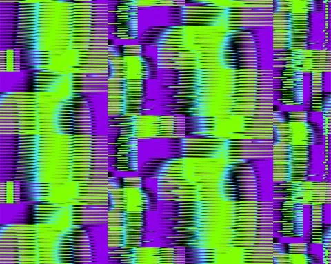 Abstract geometric striped seamless pattern metaverse concept. Stock Illustration