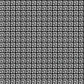 Abstract geometric striped triangles row pattern background. Vector seamless イラスト素材