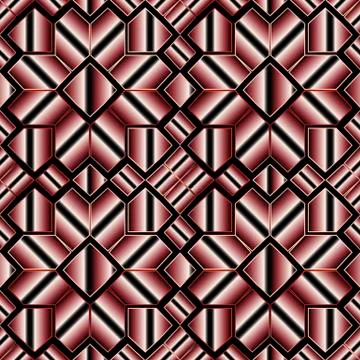 Abstract geometric striped vector seamless pattern. Modern ornamental surface 3d Ilustración de archivo