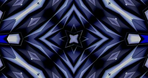 Abstract Geometric Structure Symmetric Pattern Embossed  Background Illustrazione stock