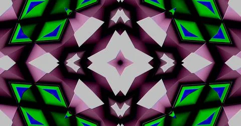 Abstract Geometric Structure Symmetric Pattern Embossed  Background Illustrazione stock