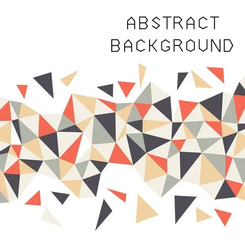 Abstract  geometric style copy space background Stock Illustration