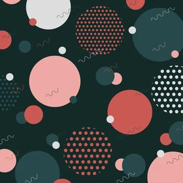 Abstract geometric style of pattern artwork with halftone decorative template イラスト素材