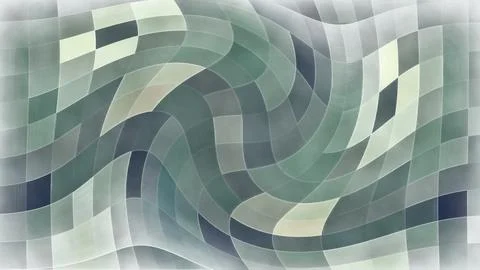 Abstract Geometric Swirl Pattern with Flowing Curved Shapes and Soft Tones Stock Illustration