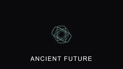 Abstract geometric symbol merging ancient wisdom with futuristic technology.. Stock Footage 337655893