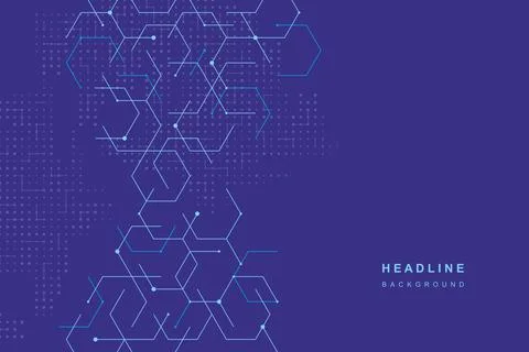 Abstract geometric technological background. Stock Illustration