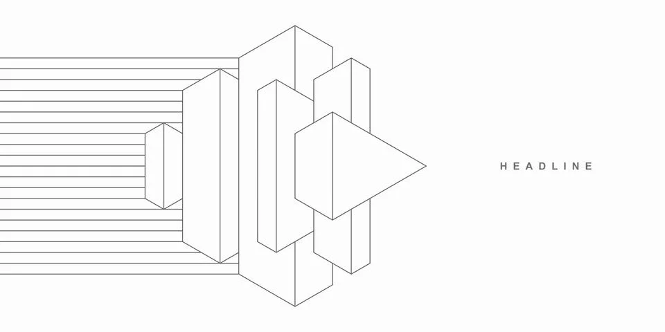 Abstract geometric technological background. Vector creative design. 스톡 일러스트