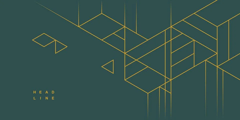 Abstract geometric technological background. Vector creative design. 스톡 일러스트