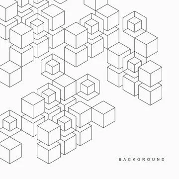 Abstract geometric technological background. Vector creative design. イラスト素材