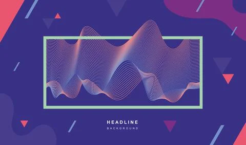 Abstract geometric technological background. Vector creative design. Stock Illustration