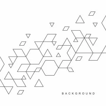 Abstract geometric technological background. Vector creative design. イラスト素材