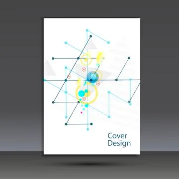 Abstract geometric template background Stock Illustration