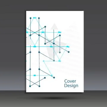 Abstract geometric template background Stock Illustration