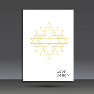 Abstract geometric template background Stock Illustration