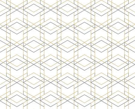 Abstract geometric tile pattern. Seamless backdrop with line ornament Stock Illustration