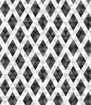 Abstract geometric tiles of rhombus triangle seamless pattern background Stock Illustration